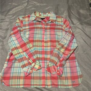 Talbots Multicolor Plaid Shirt